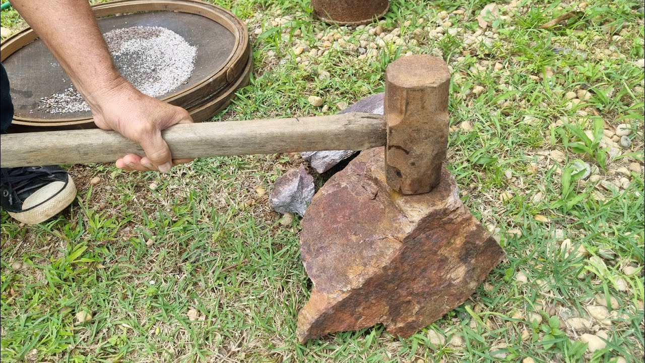 I BROKEN A STONE TO SEE IF THERE'S A DIAMOND INSIDE