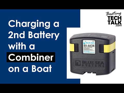 sailboat mast electrical conduit Charging a 2nd Battery with a Combiner on a Boat