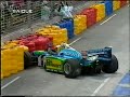 GP Australia 1994 Incidente Tra M Schumacher A D Hill E Loro Ritiri E Pit Difficoltoso Di Alesi
