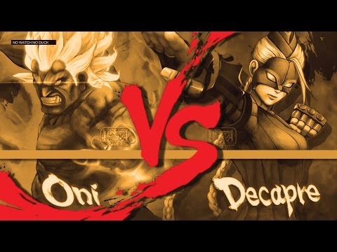 hasegawasan (Oni) vs Rickyhoho (Decapre) USF4 ranked match