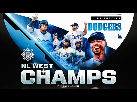 The Dodgers have clinched their FOURTH STRAIGHT NL West title! (Road to the Postseason)