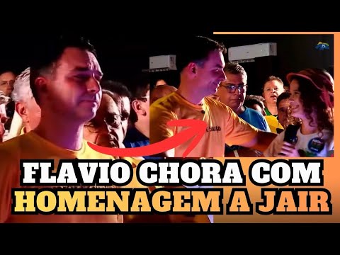 POETISA LARISSA DANTAS EMOCIONA E FAZ FLAVIO BOLSONARO CHORAR EM NATAL 