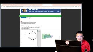 Blockly Beginners Tutorial AMT Coding Challenge (OUCC). Draw Square, Hexagon