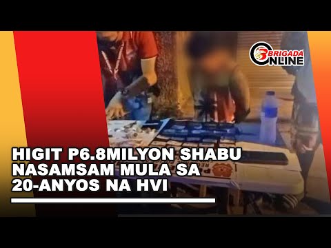 Higit P6 8Milyon shabu nasamsam mula sa 20 anyos na HVI