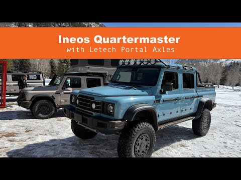 Ineos Quartermaster with Letech Portal Axles