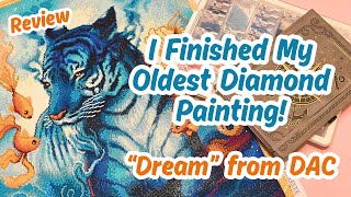 Completing the Oldest Diamond Painting in my Stash! A Review of "Dream" from Diamond Art Club