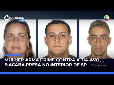 Mulher arma crime contra a tia-avó e acaba presa no interior de SP | #SBTNotícias