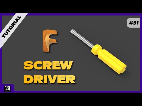 Design a Screw Driver in Fusion 360 | Fusion 360 Tutorial 2021 | It’s made EZy