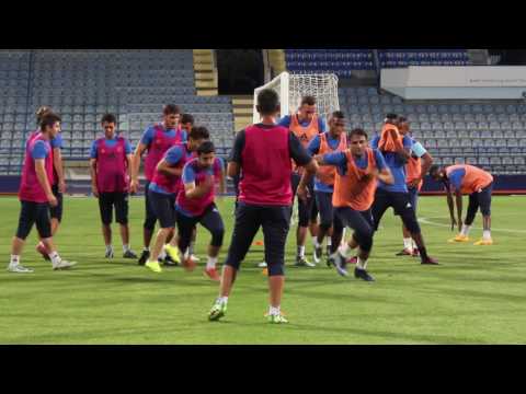 FC Gandzasar-Kapan last training before match against FK Mladost
