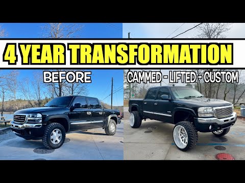 4 YEAR TRANSFORMATION 2006 GMC SIERRA!!! | CAMMED & LIFTED |