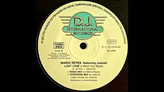 Mario Reyes featuring Joenell – Lost Love (I Want You Back) - (European Mix)