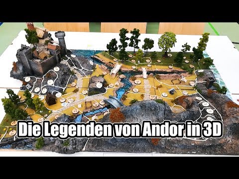The Legends of Andor (Kosmos) in 3D - with information on how to recreate it