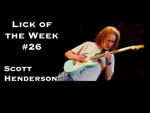 Lick of the Week #26 (Scott Henderson C Minor Lick)
