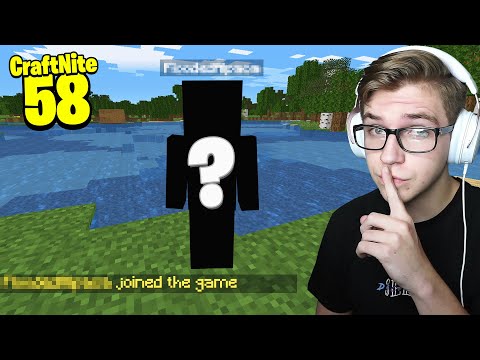 CraftNite: #58 - This *NEW* Member joined the Server... (top secret)