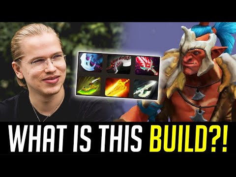 Topson TROLL WARLORD Mid - What is this BUILD?! DOTA 2