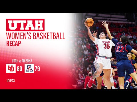 Utah Beats Arizona 80-79 | POSTGAME