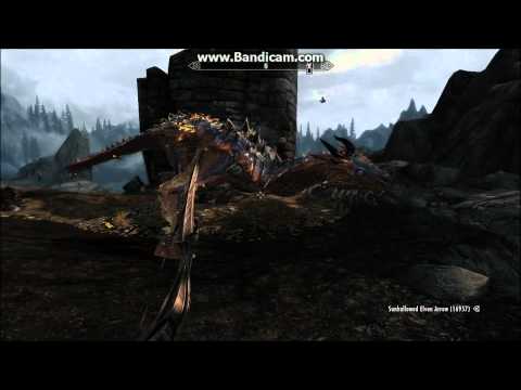 Skyrim DLC Dawnguard Tiber Septim III VS Revered Dragon