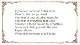 Wang Chung - Talk It Out Lyrics