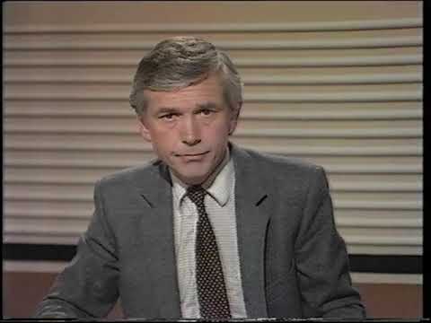 First Report of Argentinian Surrender, 9 O'Clock News BBC1 14th June 1982