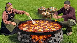 Giant Shakshuka And Special Egg Recipes In The Village!