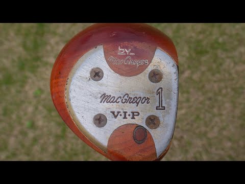 1973 Macgregor VIP Persimmon Driver - The Vintage Golfer