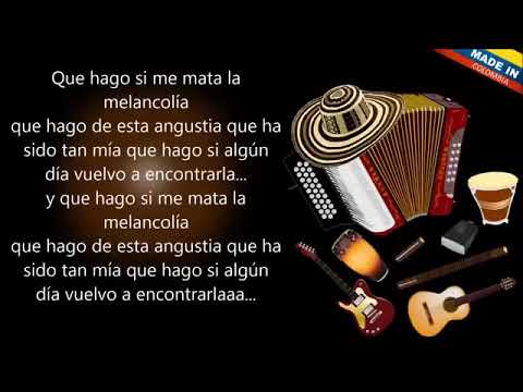 Me mata la melancolía - Los gigantes del vallenato (Letra) 1080p Full Hd