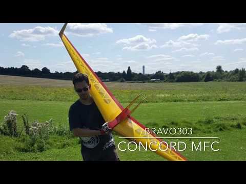 RC Plane CRASH Massive RC Flying Wing - Concord MFC