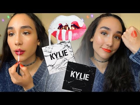 KYLIE COSMETICS SWATCHES! KylieXTopshop Collection Video