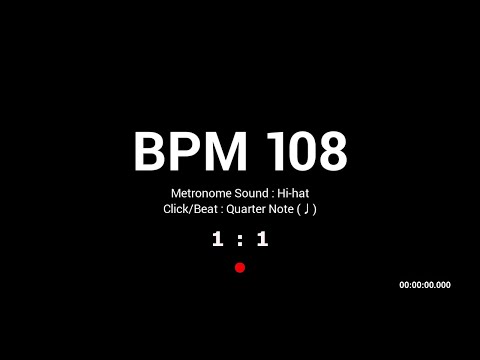 Metronome BPM 108 / Hi-hat