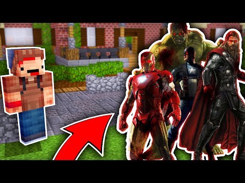 BASE VS CREEPYPASTA AVENGERS.EXE APOCALYPSE - MINECRAFT TROLL + ROLEPLAY