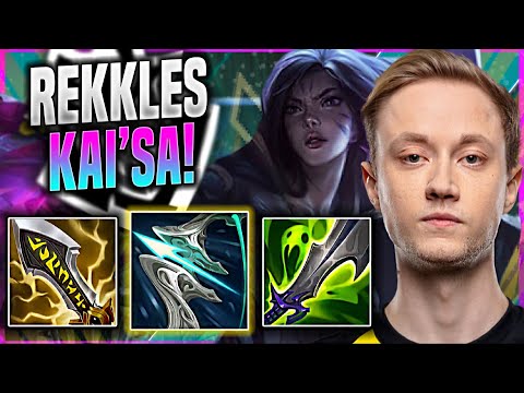 REKKLES IS A GOD WITH KAI'SA! - G2 Rekkles Plays Kai'sa ADC vs Xayah! | Season 11