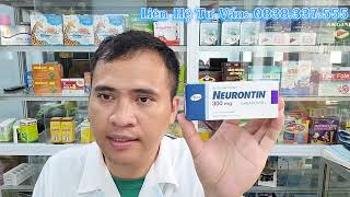 Công Dụng và Cách Dùng Thuốc Neurontin - Gabapentin 300mg