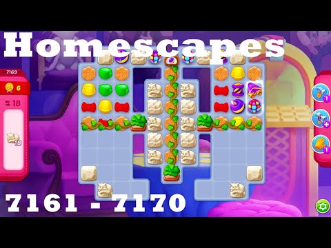 Homescapes Level 7161 - 7170 HD Walkthrough |  3 - match game | gameplay | android | ios | pc | app