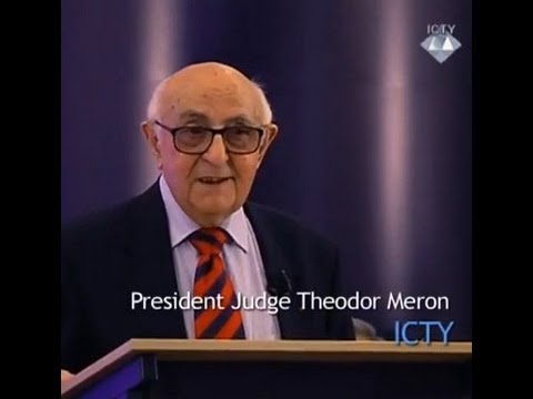 ICTY's 20th Anniversary -- Statement by President Judge Theodor Meron