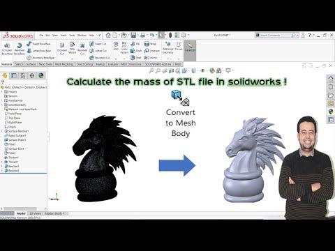 Convert mesh to body │Solidworks mesh modeling│