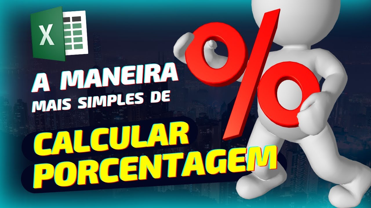 Como Calcular Porcentagem no Excel - Brinde Aprenda a Calcular Desconto e Acréscimo Percentual