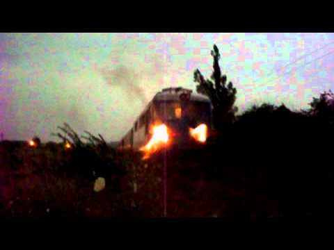 P 7037 Bucuresti Nord - Urziceni, pe furtuna 17.06.2011