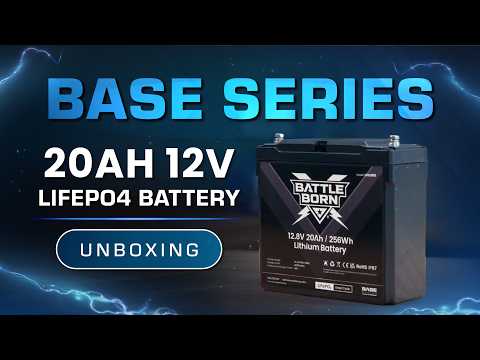 Battle Born Base Series 20Ah LiFePO4 Battery | Overview & Unboxing