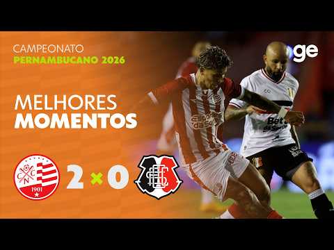 Gols e lances de Náutico x Santa Cruz