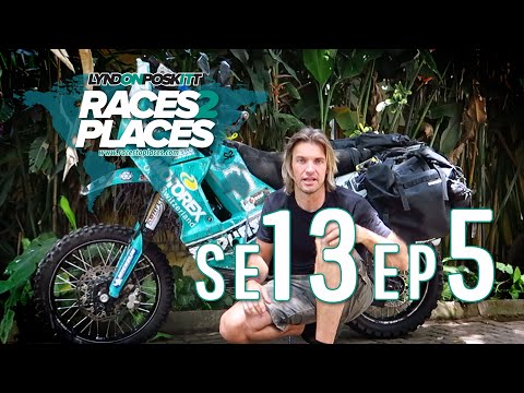 Races to Places SE13 EP5 - Injury Stops Play - Adventure Motorcycling Documentary Ft. Lyndon Poskitt