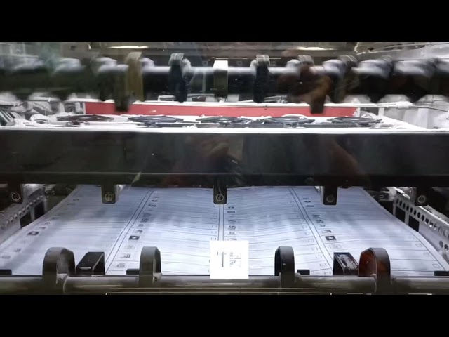 Процесс печати выборных бюллетеней