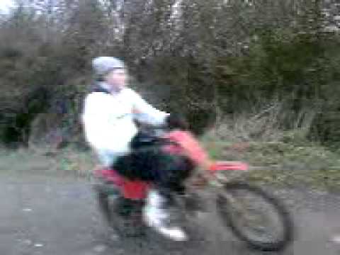 Monster Joe riding pitbike