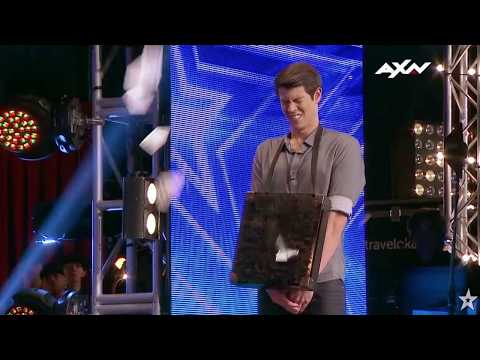 Andrew Lee Magic Trick REVEALED!! (Slow Motion )