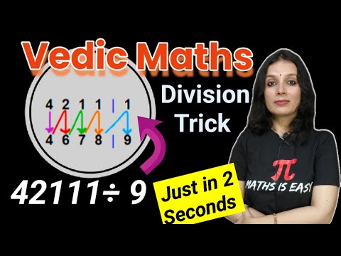 Vedic Maths Tricks| Division by 9 | Maths Tricks For Fast Calculation | Vedic Maths by Parul Ma'am