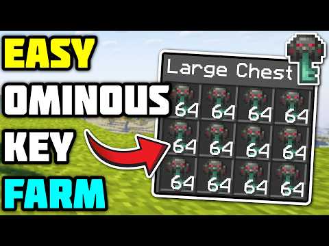 EASY OMINOUS TRIAL KEY FARM - MINECRAFT (1.21)