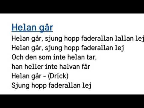Helan går, sjung hopp faderallan