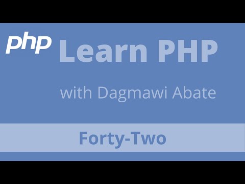 42) Learn PHP with Dagmawi-Abate;Insert Data to a Database;Amharic