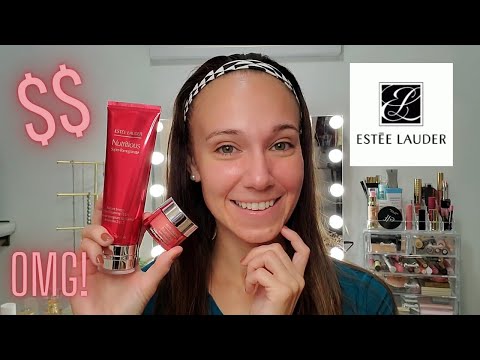 Estee Lauder Maitinamosios supergranatų spindesio suteikiančios valomosios putos, 125 ml video