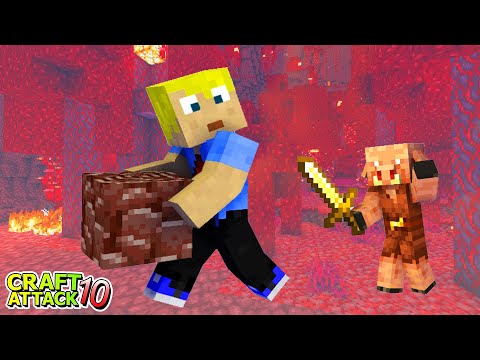 Direkt Full Netherite! + Verzaubert! - Minecraft Craft Attack 10 #02