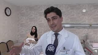 Iraklı Zennu bebeğin akciğerini besleyecek yapay damar Konya'da takıldı